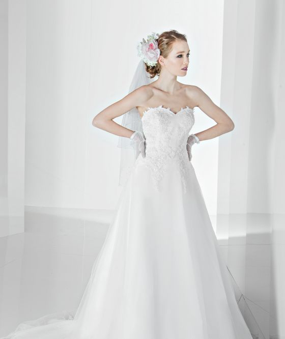 abito da sposa L361